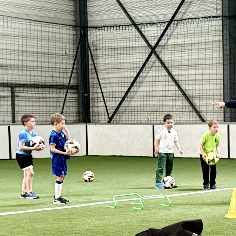 Séance collective de l'École de Foot à Offside Martillac